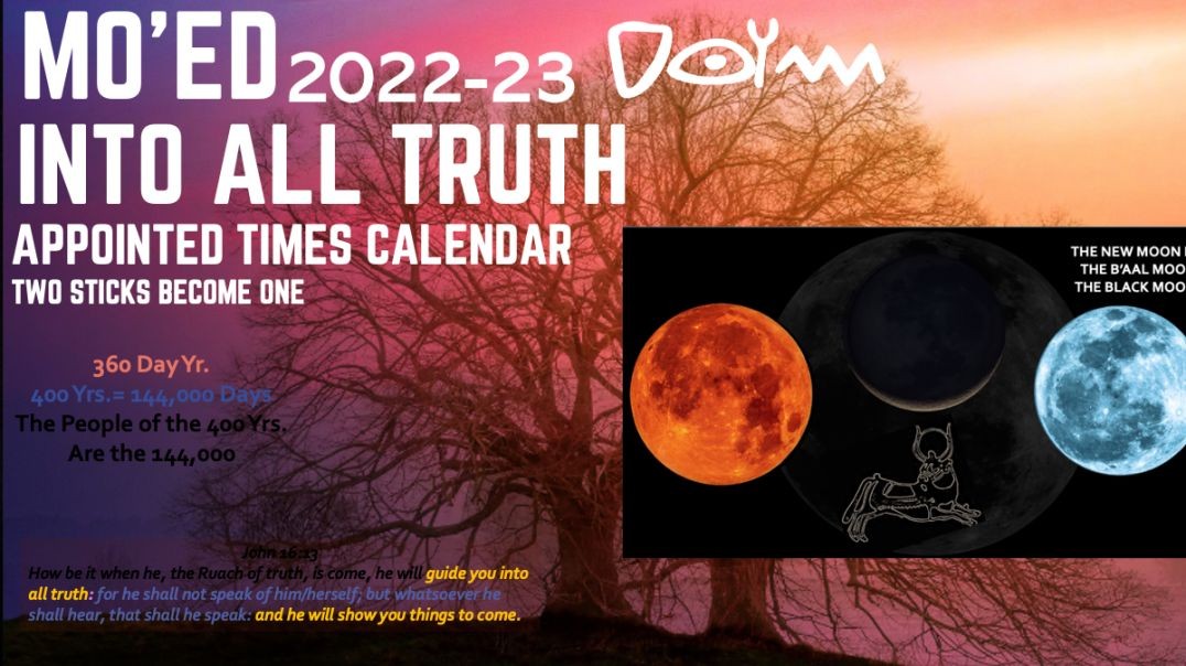 ⁣ABOUT THE MOON - NEW MOON IS BULL MOON - APPOINTED TIMES CALENDAR IS PUBLISHED!