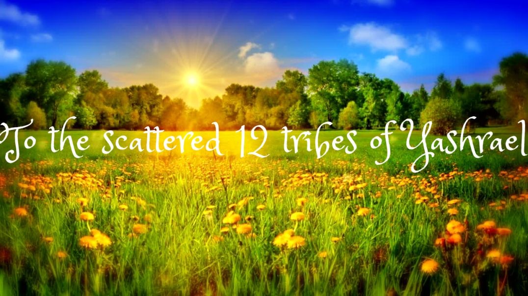 To the scattered 12 tribes of Yashrael