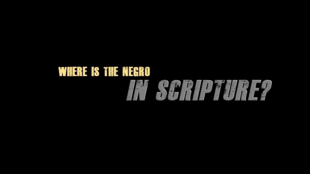 ⁣WHERE IS THE NEGRO IN SCRIPTURE??