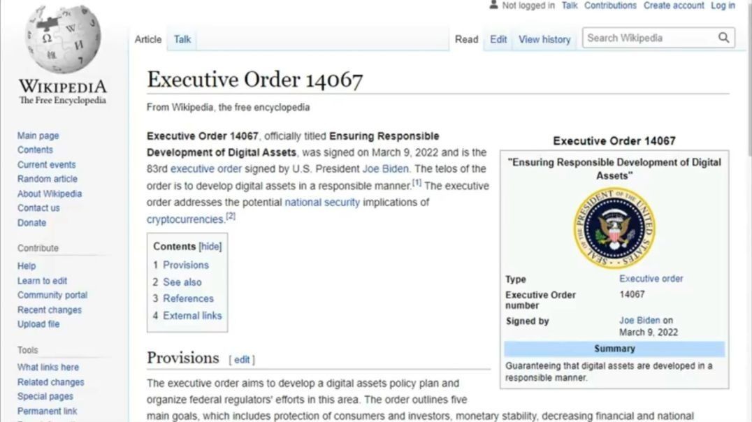 What is Executive Order 14067 - Part #2 - THE TRAP