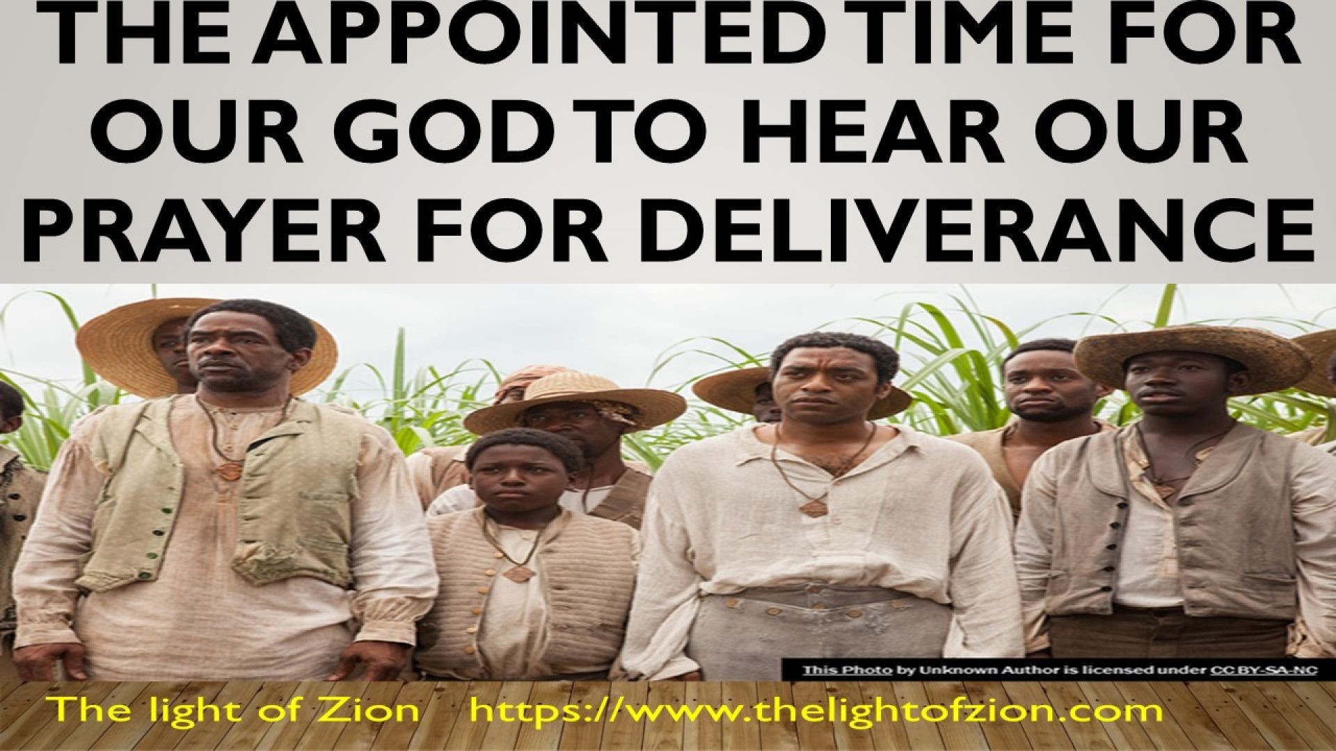 The appointed time for our God to hear our prayer for deliverance