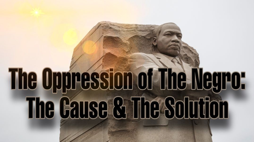 ⁣The Oppression of The Negro: The Cause & The Solution
