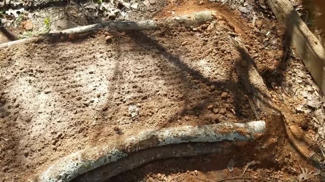 12 Year Old Teaches Agriculture: step by step how to make raised beds using debris dirt mulch stones