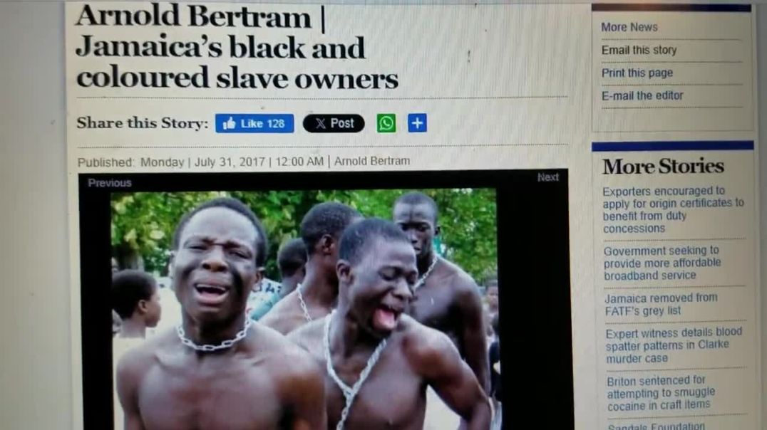 Why Maroons had to leave some Negroes in slavery ? Not all slaves wanted to be free