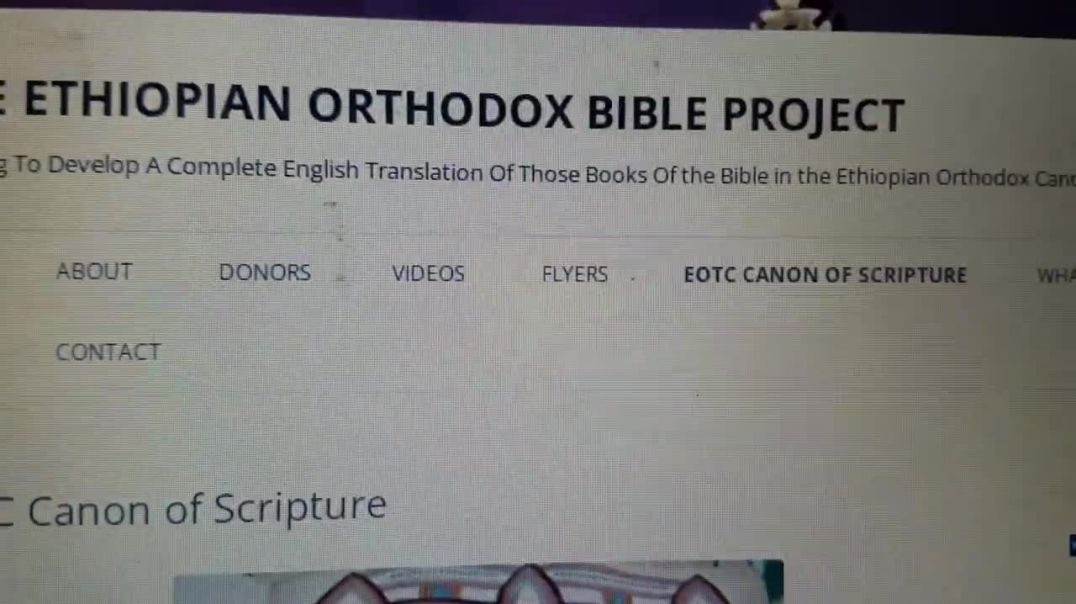 Ethiopian Orthodox Bible Canon Cushi Cush Kush Copts,Geez,prove Black Israelites nEgyptian 1st Centu