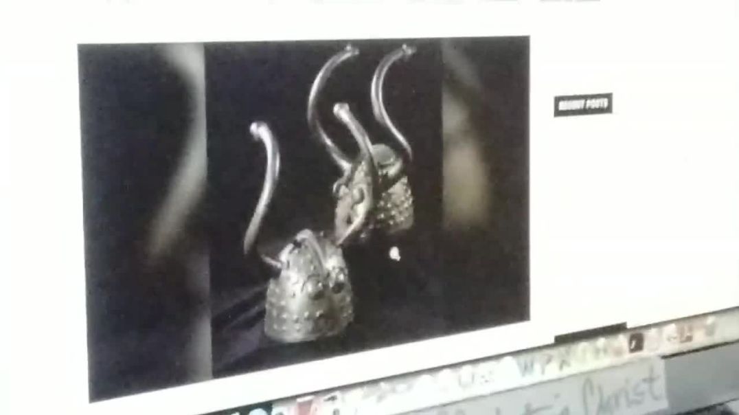 Black Vikings Horned viking helmets found Shemite Israelite civilization. Brigandine Crests Arms Hol