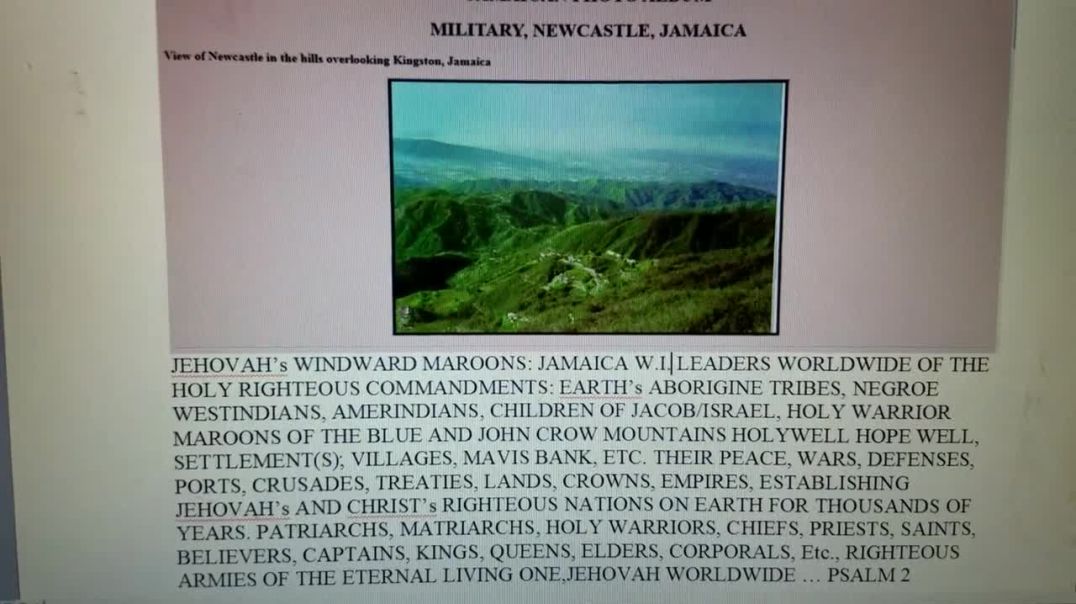 Jehovah's Windward Maroons Holy Warriors of the East Jamaica Blue John Crow Mountains Nanny Tow