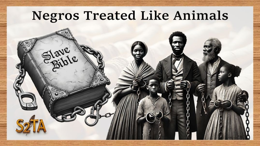 Negro Slave Bible - Negros Are NOT Animals - E5